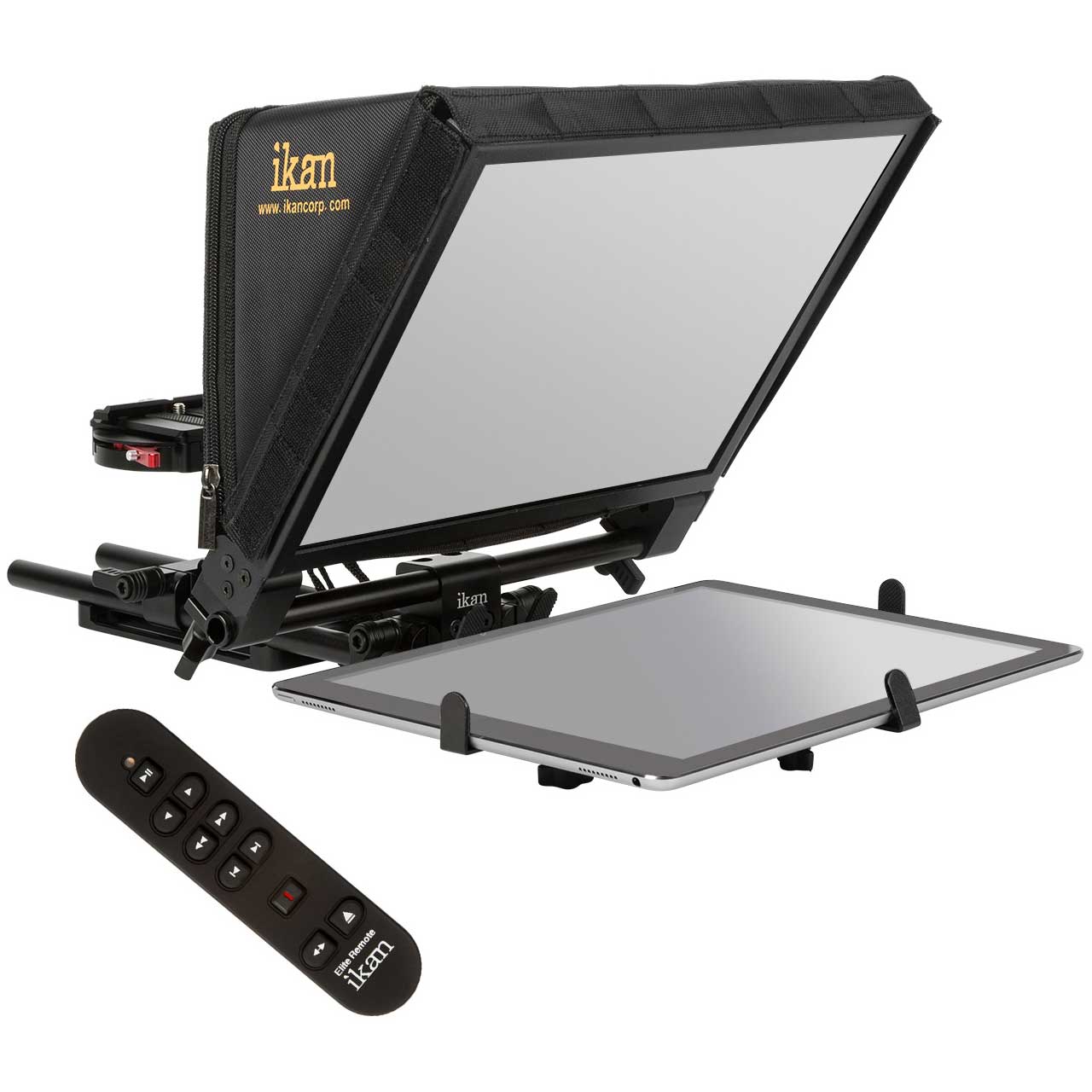 ikan PT-ELITE-V2-RC Elite Universal Tablet & iPad Teleprompter with Elite Remote IKAN-PTELITEV2RC