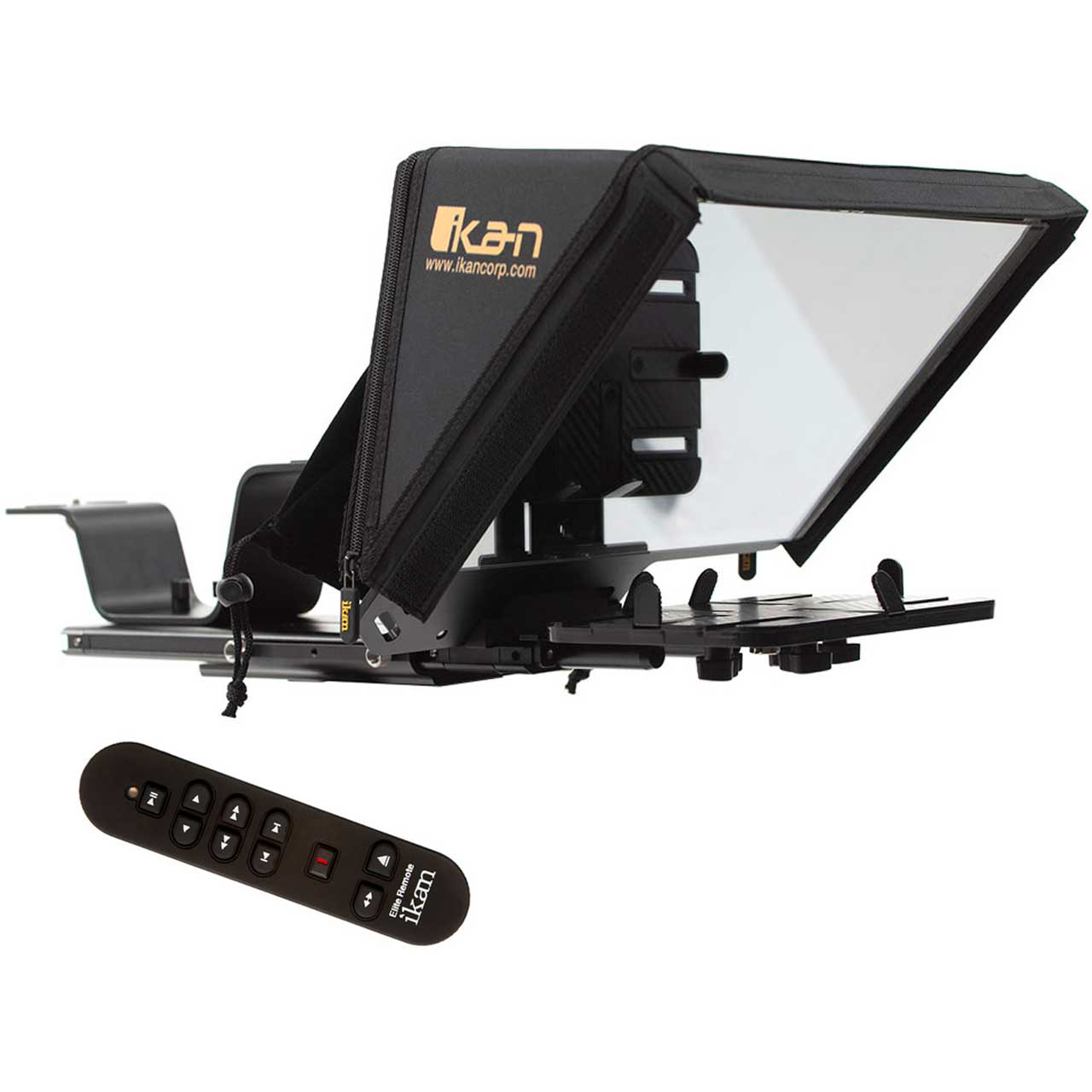 ikan PT-ELITE-PRO2-RC Elite Universal Tablet - iPad - and iPad Pro Teleprompter with Remote Control - Version 2 IKAN-PTELITPRO2R