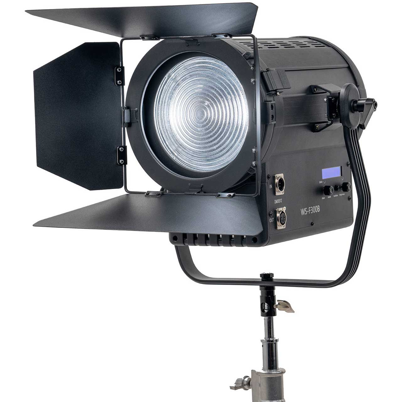 ikan WS-F300B White Star 6 inch Fresnel 300W 3200-5600K LED Light w/ DMX IKAN-WS-F300B