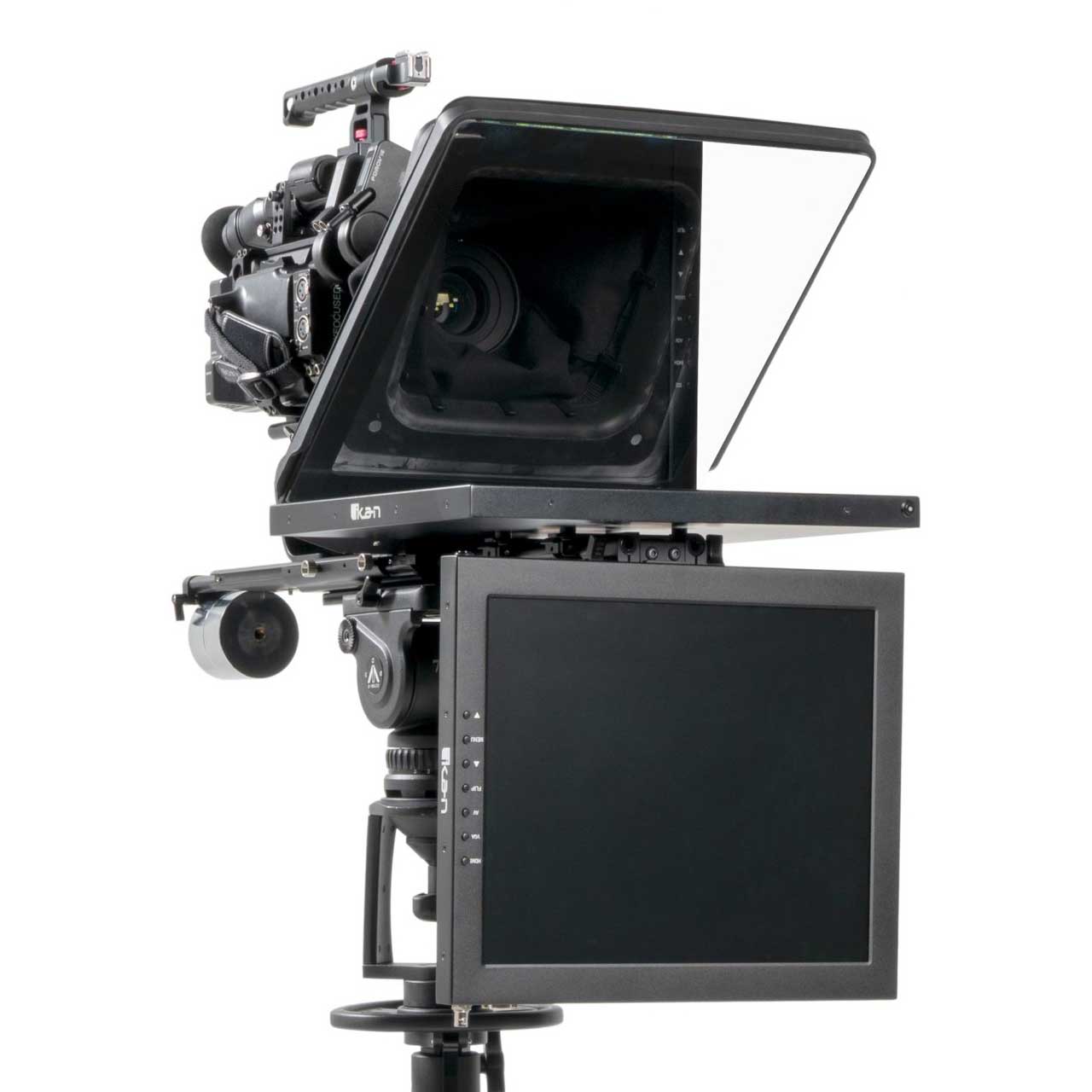 ikan PT4700-SDI-17TM Professional 17in High Bright Teleprompter with 17 inch Talent Monitor Kit (3G-SDI) PT4700-SDI-17TM