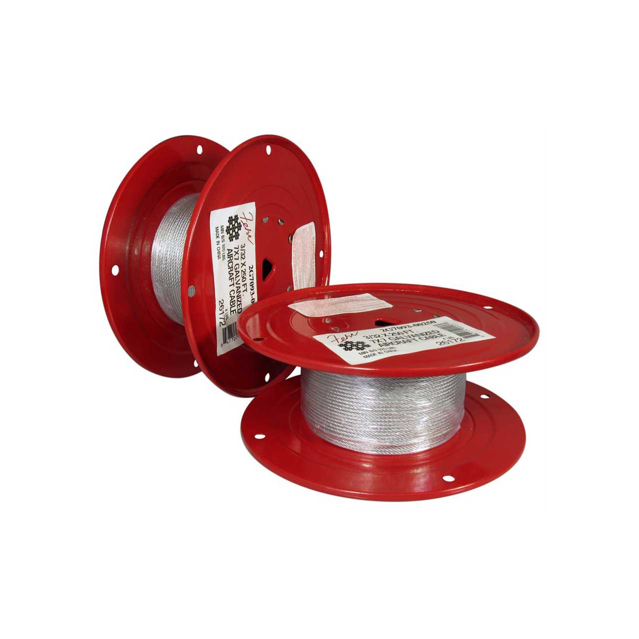 Pro Strand 1/8 x 250', 7x19, Galvanized Cable Reel