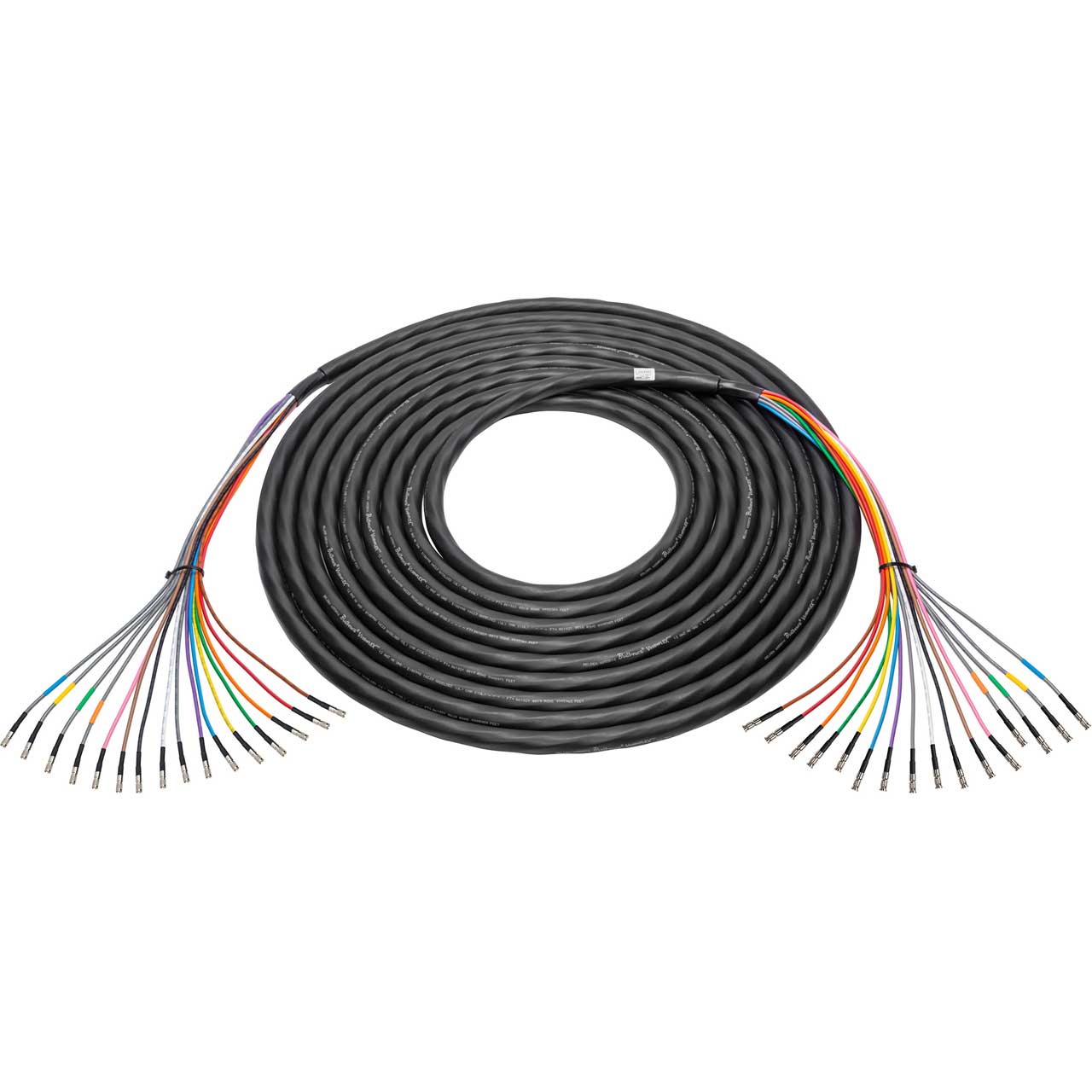 Laird 4855R16-D-MB-125 16-Channel 12G-SDI / 4K UHD DIN 1.0 / 2.3 Male to HD BNC Male Snake Cable - 125 Foot 4855R16-D-MB-125