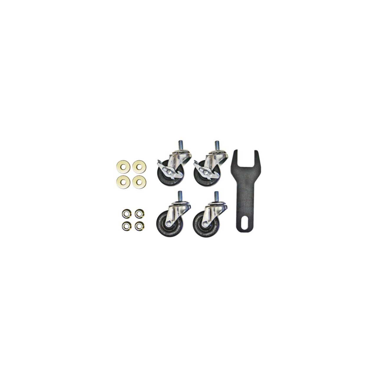 Hannay Reels 99 49-0073 Caster Kit for AV-1 and AVD-3 Cable Reels with Wrench and Hardware