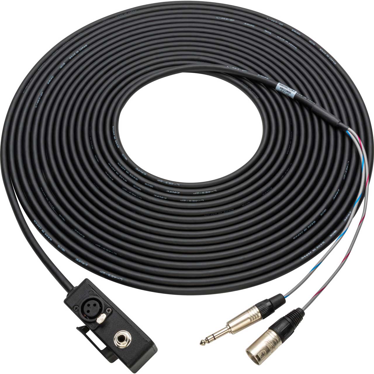 Sescom Boom Mic 2-Channel XLR Male to 1/4 TS Mono Male Audio Cable with ...