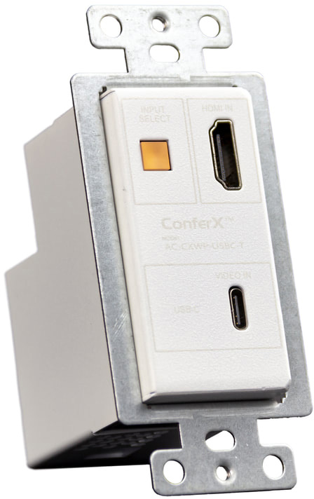 AVPro Edge AC-CXWP-USBC-70KIT USB-C & HDMI Single Gang Decora-Style ...