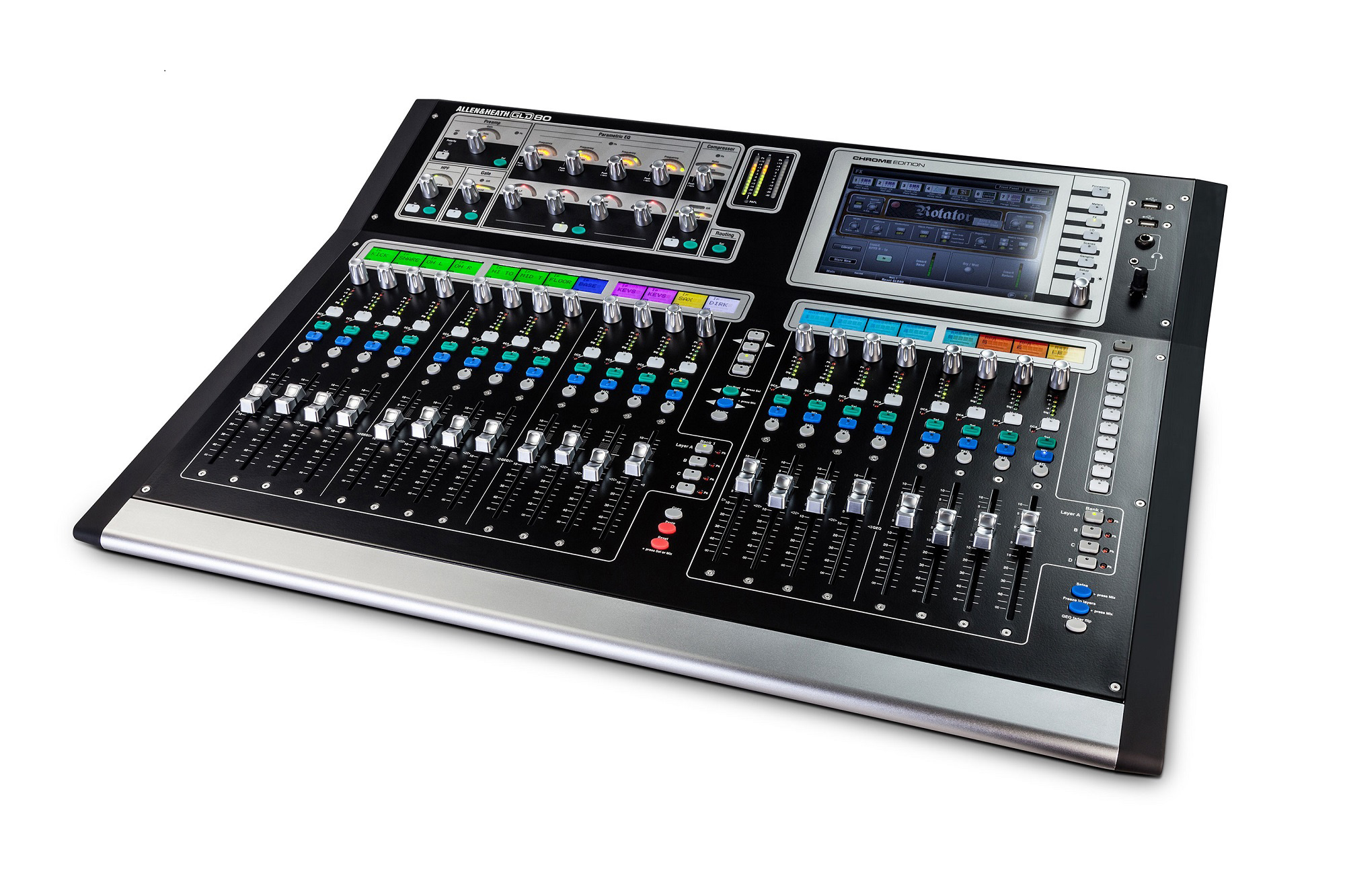 Allen & Heath AHGLD280 80 Fader 48 Channel Compact Digital Mixer with