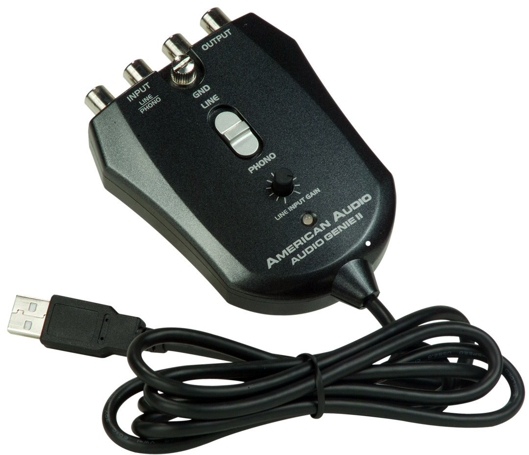 Audio Genie II 2 In 2 Out USB Audio Interface With RCA Connectors
