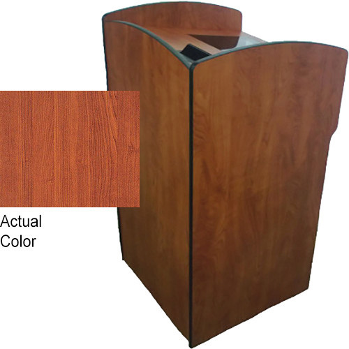 Amplivox SN3620-CH Oracle Podium with Viewport - Cherry Lecturn AMP-SN3620-CH