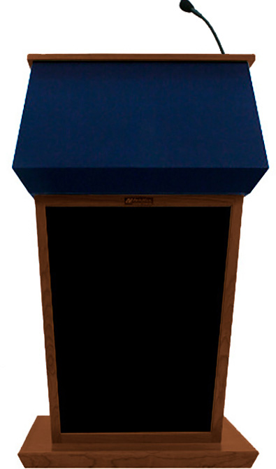 SS3040WT Patriot Lectern with Sound - Walnut