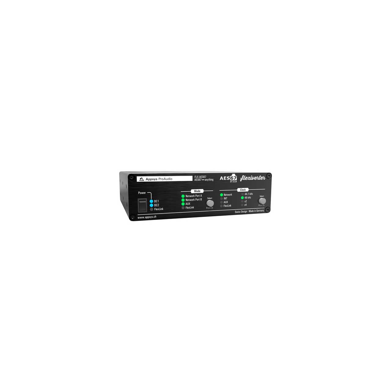 Appsys Pro Audio Flexiverter AES67 64 x 64 Channel Format Converter for AES67 FLX-AES67