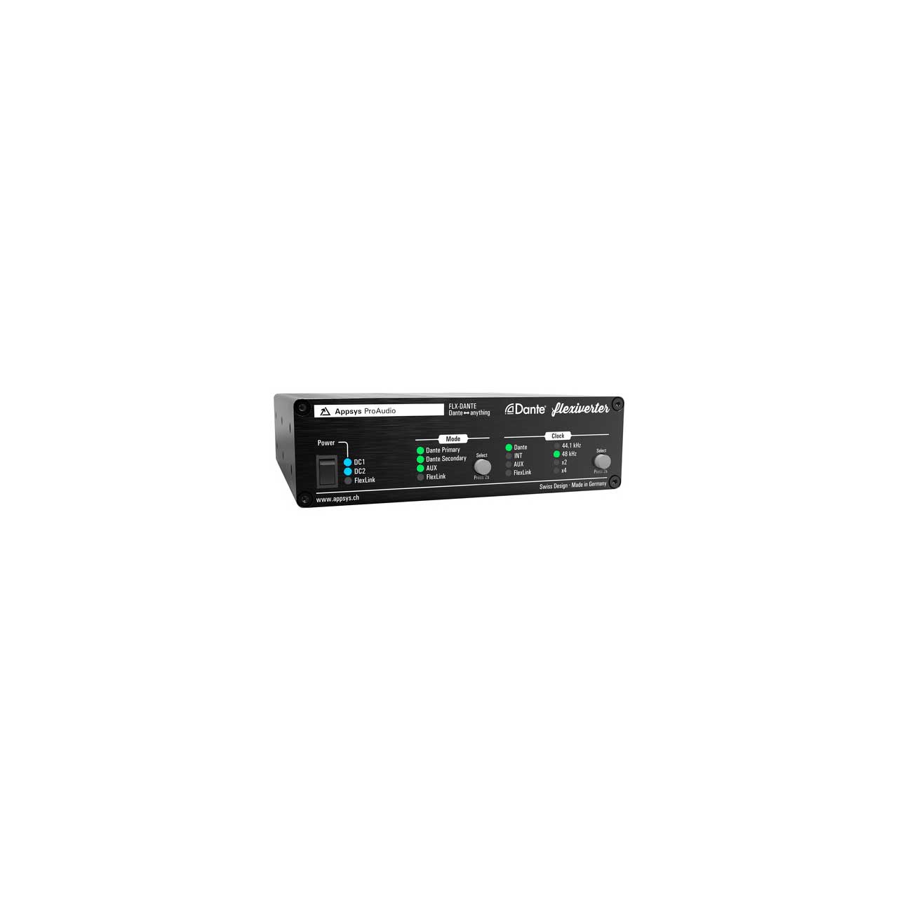 Appsys Pro Audio Flexiverter Dante 64 x 64 Channel Format Converter for Dante FLX-DANTE
