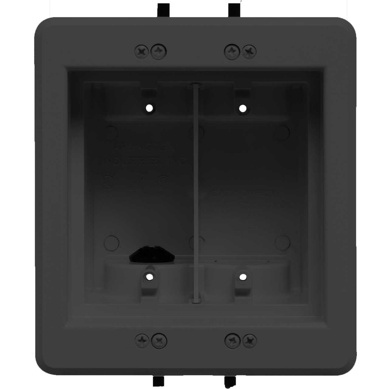 ARLINGTON LV-2 RETROFIT STYLE LOW VOLTAGE DOUBLE GANG MOUNTING BRACKET (BOX  5)