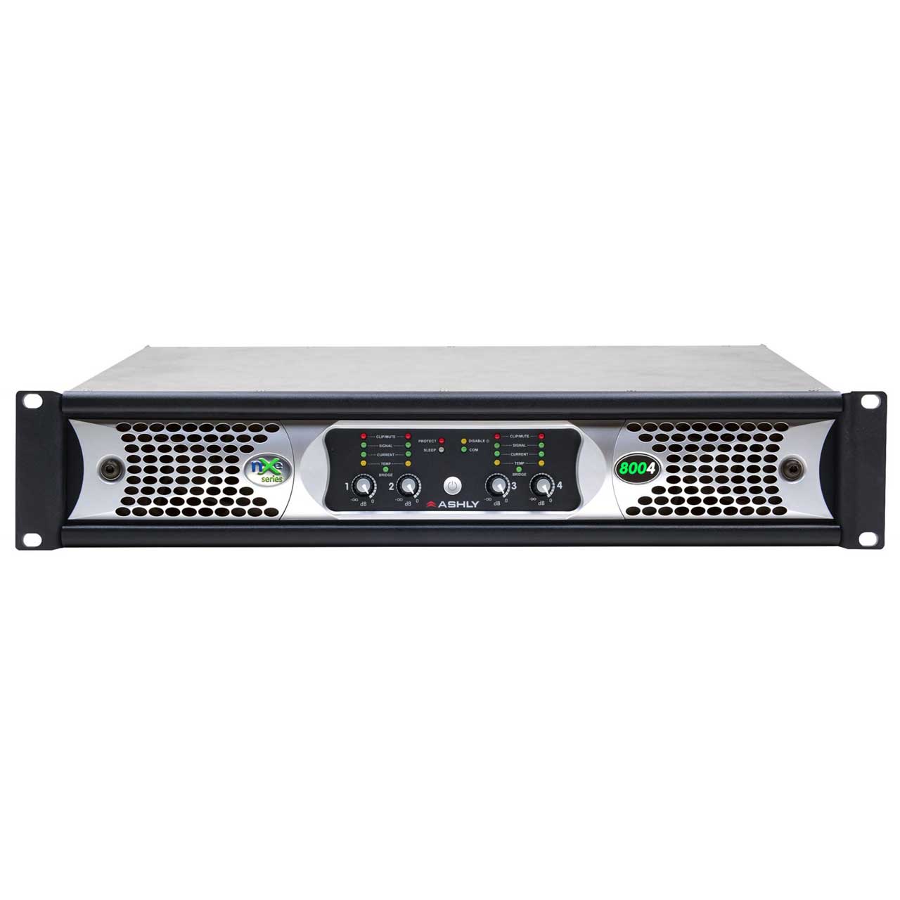 Ashly nXe8004 Network Power Amplifier 4 x 800 Watts @ 2 Ohms ASH-NXE8004