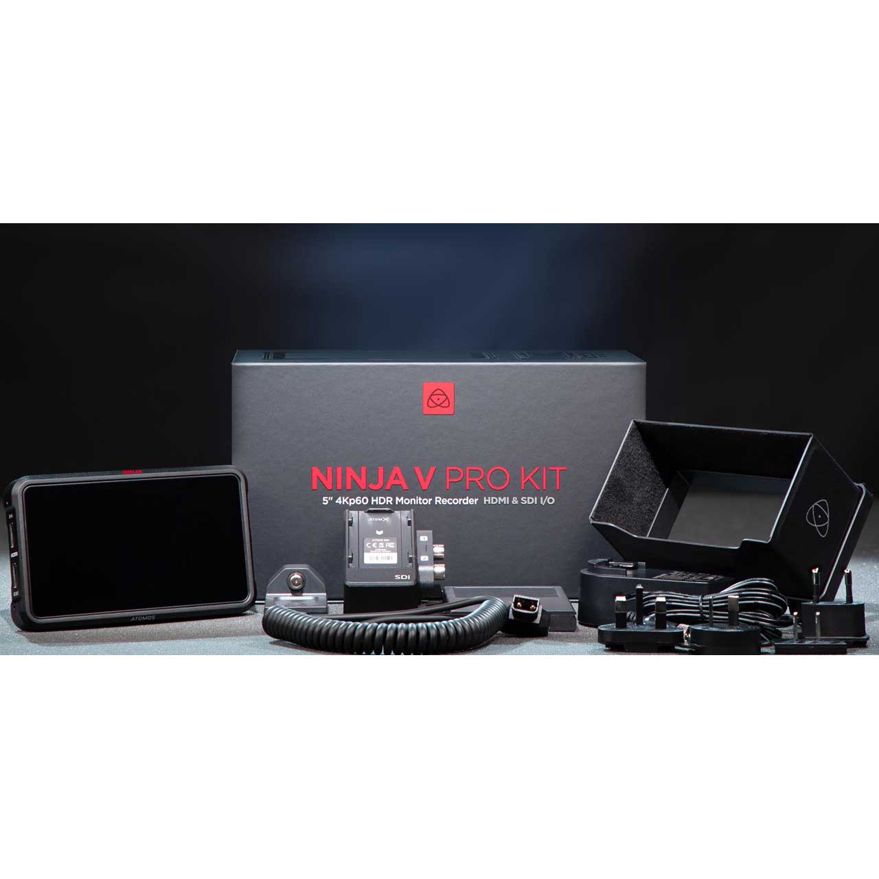 Atomos ATOMNJVP01 Ninja V Pro Kit - 5-Inch 4Kp60 HDR Monitor Recorder ...