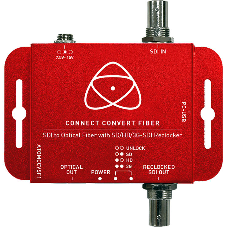 Atomos ATOMCCVSF1 Connect Convert Fiber SDI to Optical Fiber