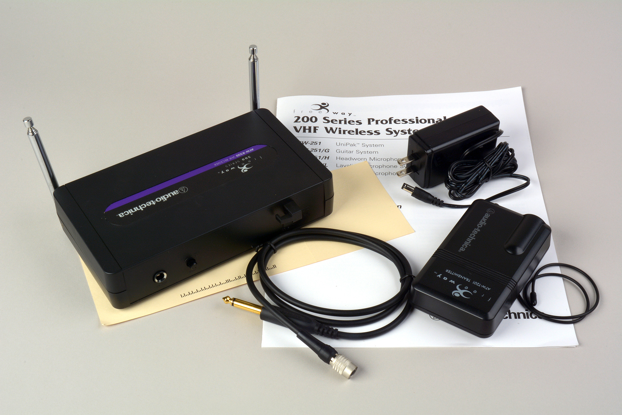 AudioTechnica Freeway 200 Series Wireless Guitar System 171.905 Freq