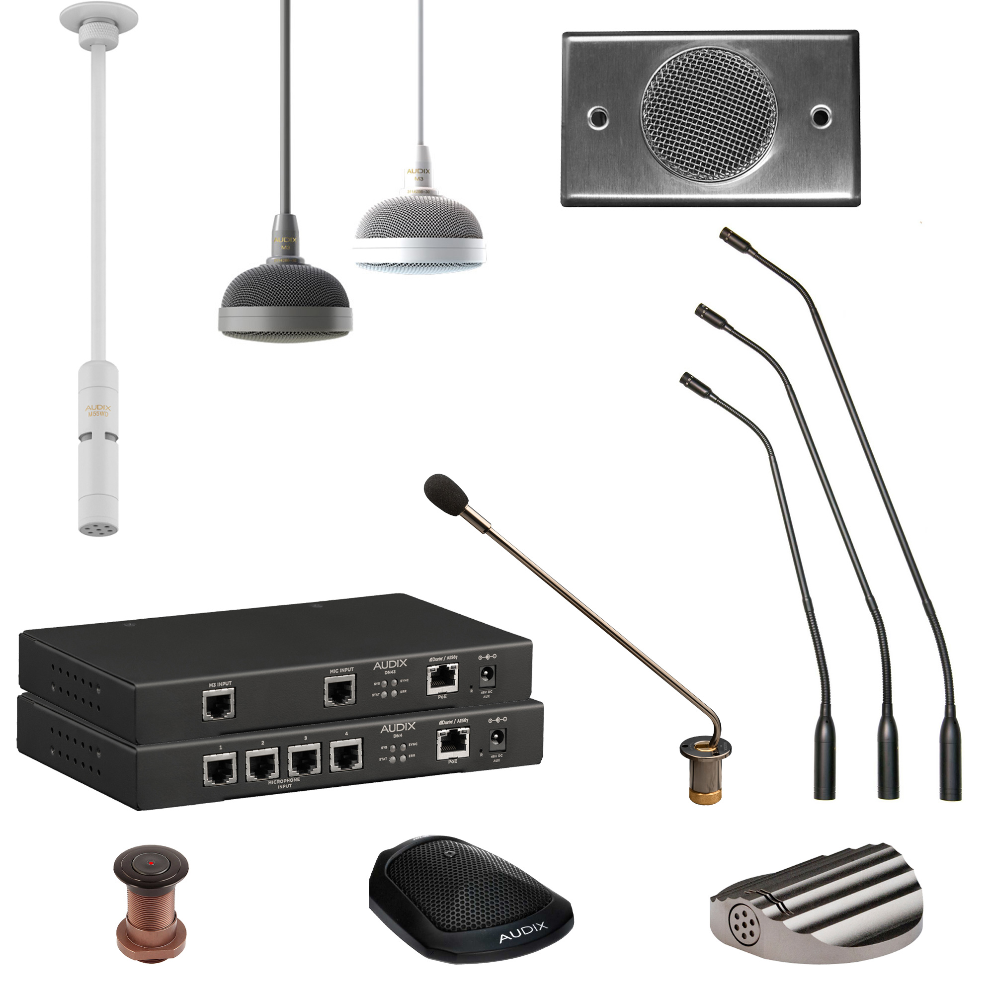 Audix Installed Sound Contractor Microphone Series