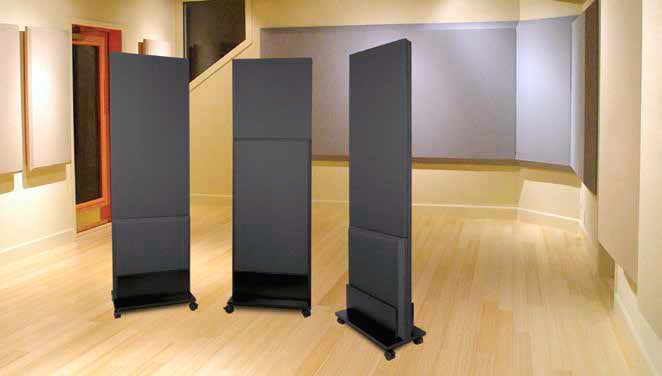 Auralex ProGo - Moveable Freestanding Acoustical Panels - Cobalt Fabric