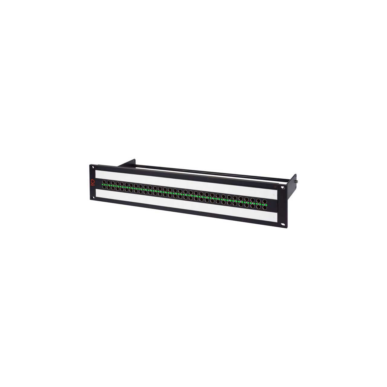 AVP AV-D232E2-AM-B10 2 RU Midsize (Mini-WECO) Video Patch Panel - 2 x 32 - Non-Normaled - Non-Terminating w/ Cable Bar AV-D232E2-AM-B10