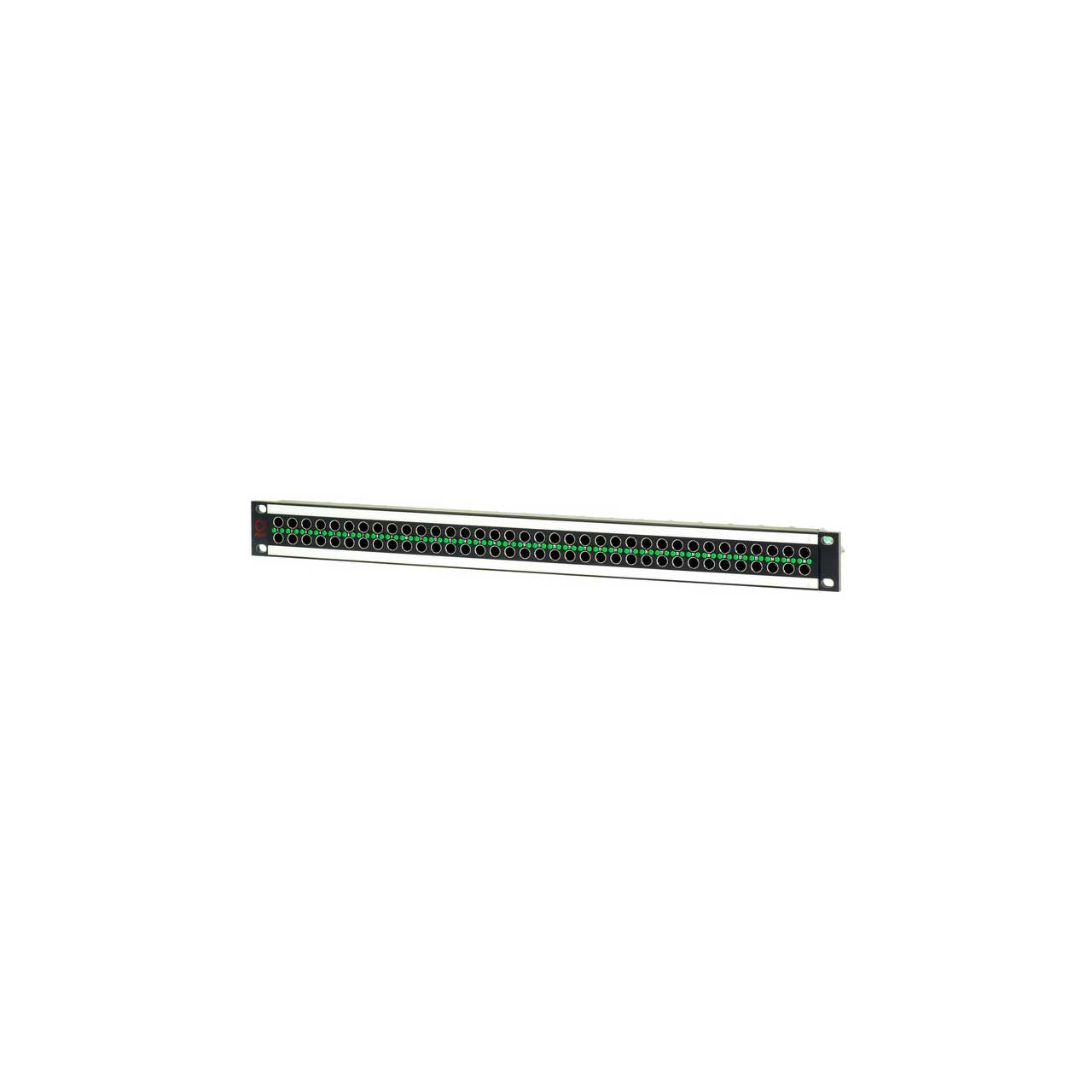 AVP AV-D236E1-AM-BZ 1 RU Midsize (Mini-WECO) Video Patch Panel - 2 x 36 - Non-Normaled - Non-Terminating AV-D236E1-AM-BZ