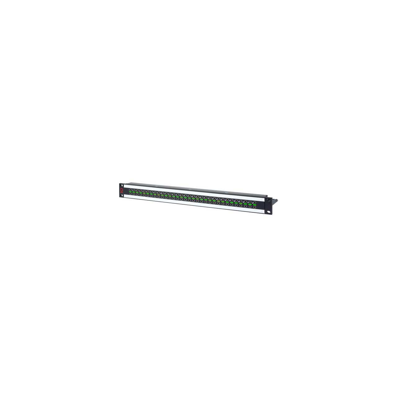 AVP AV-U232E1-UBR2-B31 1RU BNC UHD Micro 12G Video Patch Panel - 2 x 32 - Non-Normaled - Non-Terminated with Cable Bar AV-U232E1-UBR2-B31