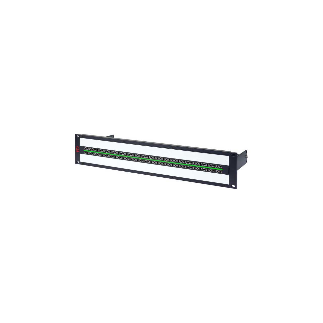 AVP AV-U232E2-UHR2-B10 2RU Mini-BNC Micro 12G Video Patch Panel - 2 x 32 - Non-Normaled - Non-Terminated w/ Cable Bar AV-U232E2-UHR2-B10