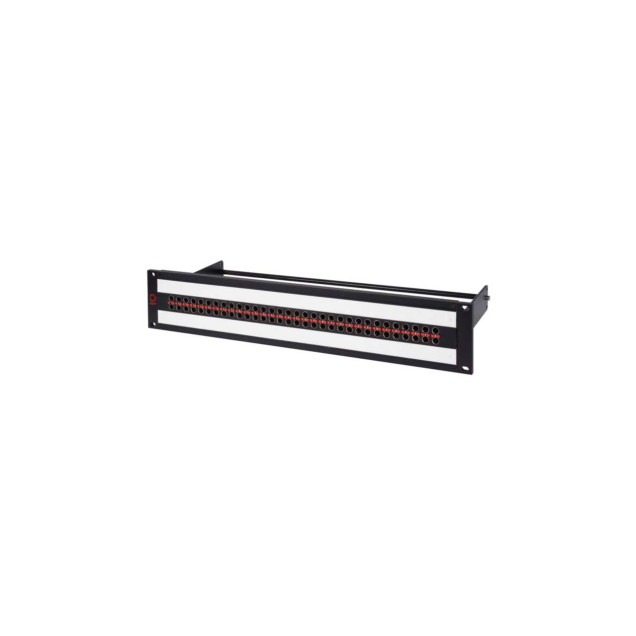 AVP AV-D232E2-AMN-B10 2 RU Midsize (Mini-WECO) Video Patch Panel - 2 x 32 - Normaled - Non-Terminating w/ Cable Bar AV-D232E2-AMN-B10