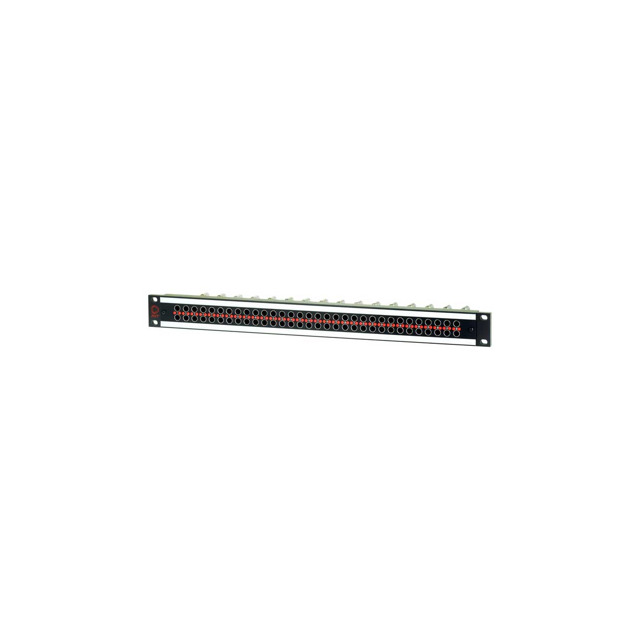 AVP AV-U224E15-UHN75R2-B10 1.5RU Mini-BNC UHD Micro 12G Video Patch Panel - 2 x 24 - Normaled - Terminated w/ Cable Bar AV-U224E15-UHN75R2-B10