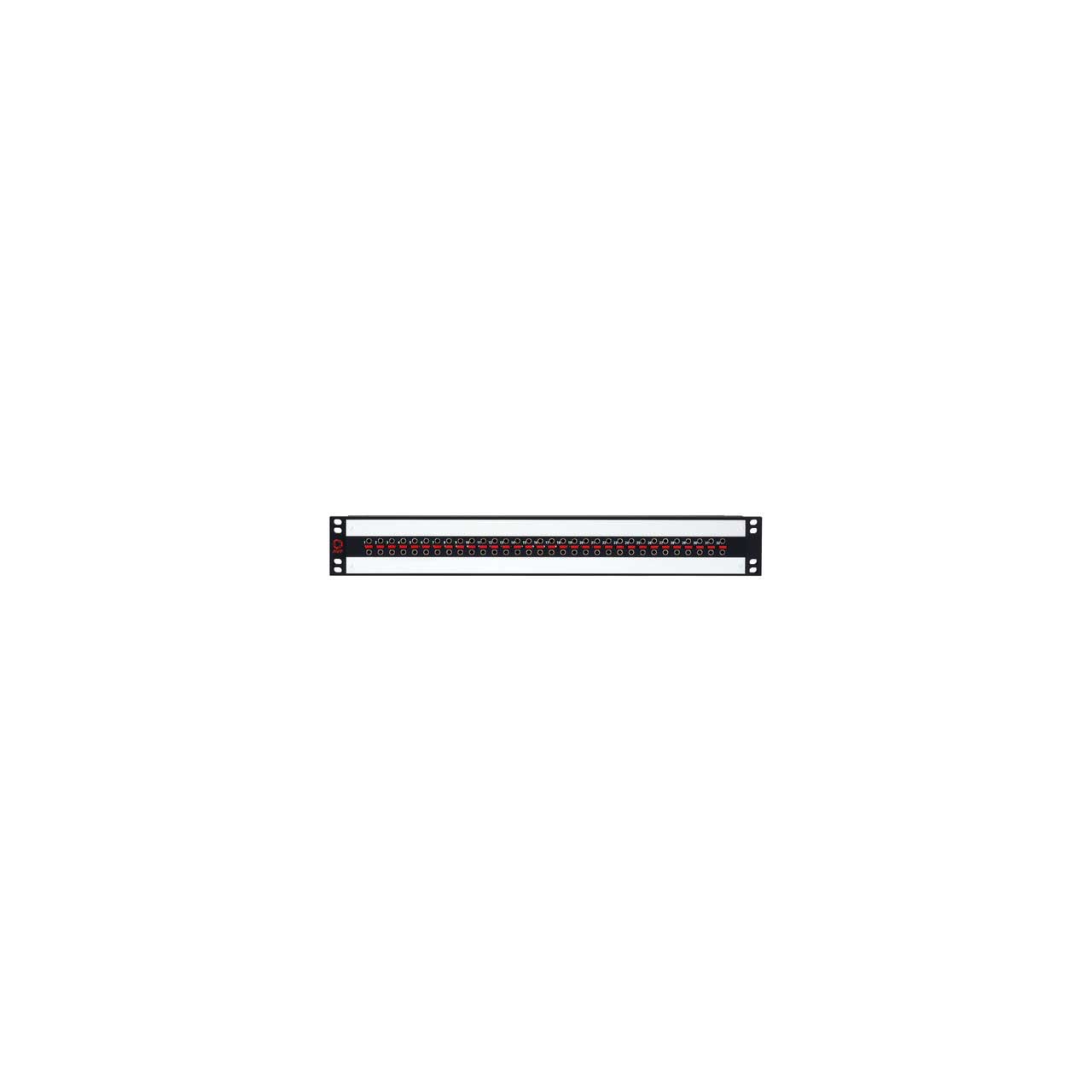 AVP AV-U232E15-UBN75R2-BZ 1.5RU BNC UHD Micro 12G Video Patch Panel - 2 x 32 - Normaled - Terminated AVU232E15U75R2BZ
