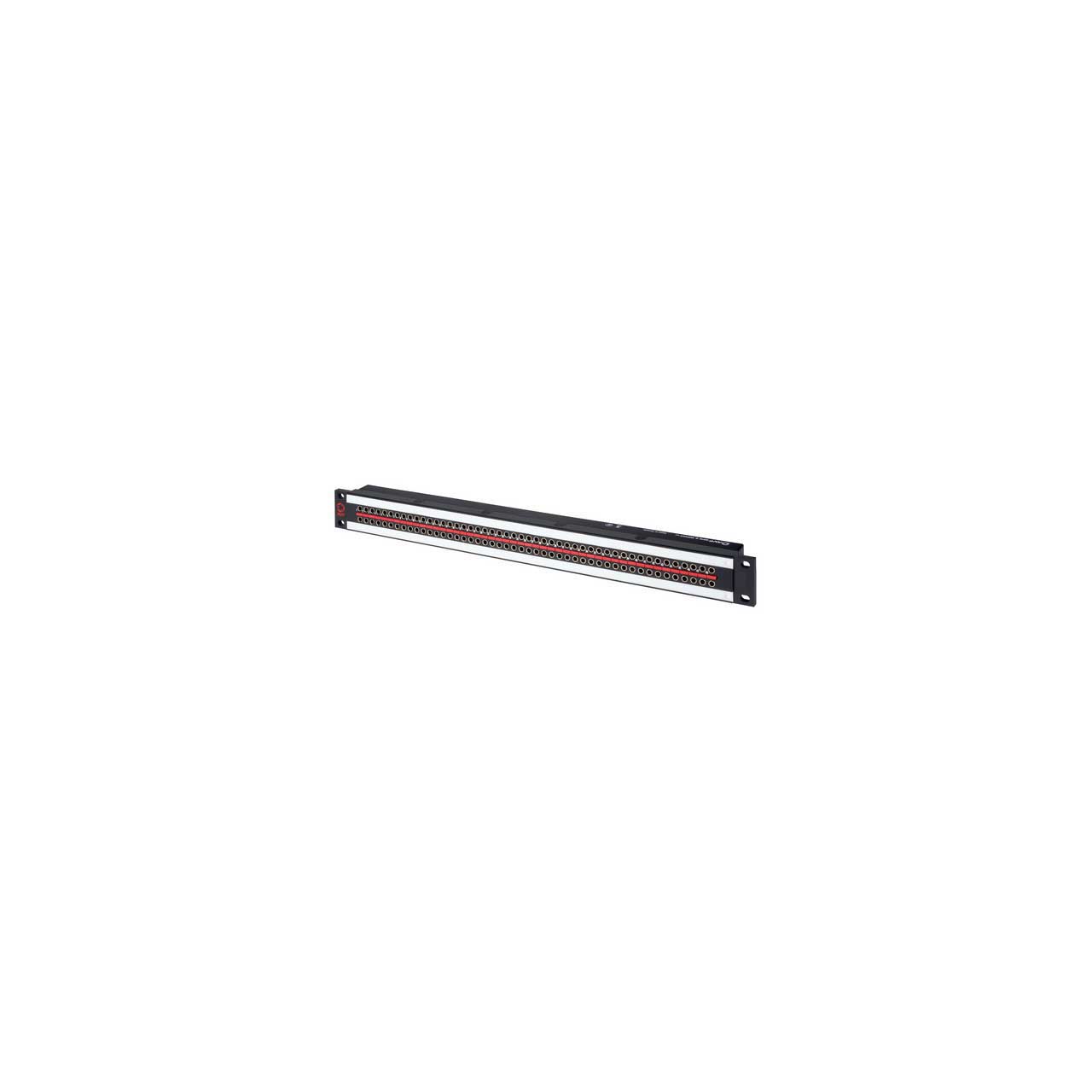 AVP AV-U232E1-UHN75R2-BZ 1RU Mini-BNC UHD Micro 12G Video Patch Panel - 2 x 32 - Normaled - Terminated AV-U232E1-UHN75R2-BZ
