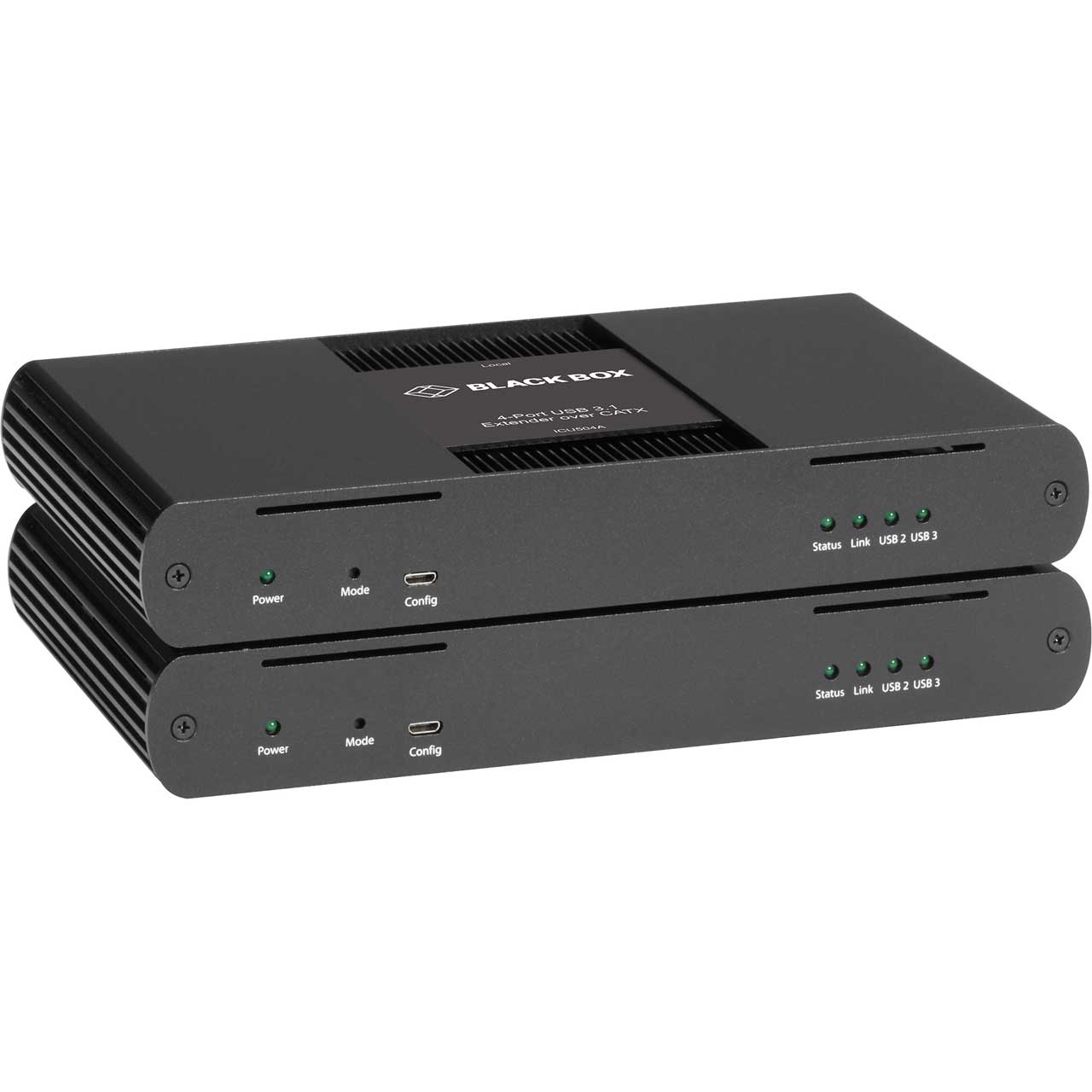 Black Box ICU504A 4-Port USB 3.1 Extender over CAT6A/7 - Extend USB 3/2/1 ICU504A