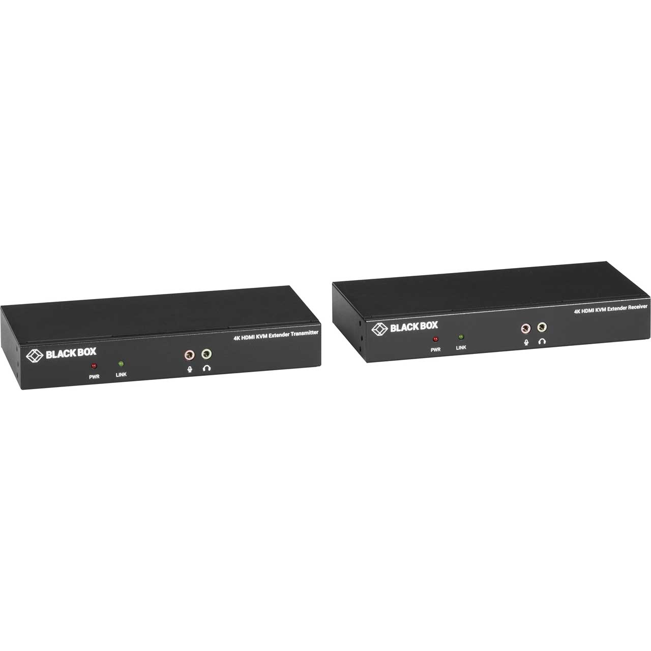Black Box KVXLCH-100 KVX Series KVM Extender over CATx - 4K / Single-Head / HDMI / USB 2.0 / Serial / Audio / Local Audio KVXLCH-100