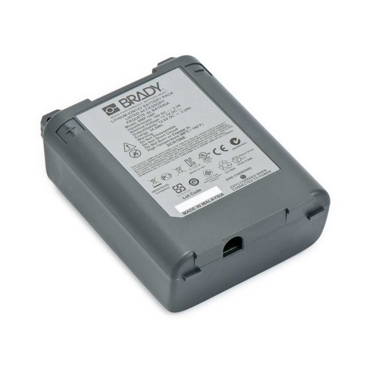 Battery pack 6. Аккумулятор Brady brd139540 1620мач.