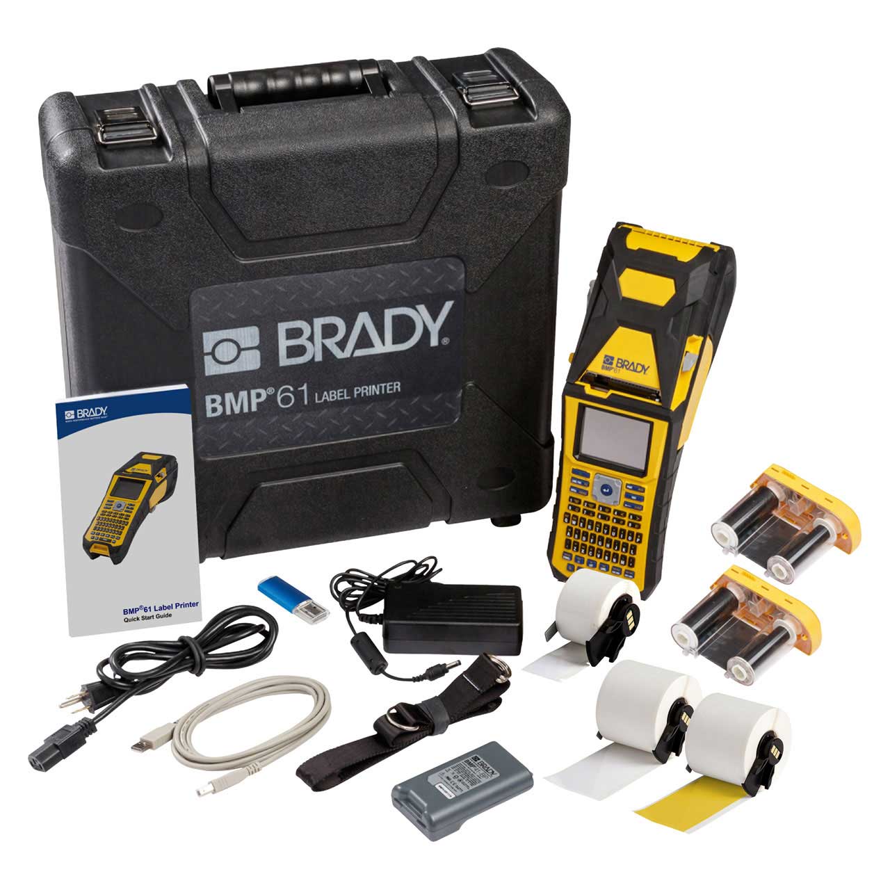 Skærm Lære Forhandle Brady BMP61 300 dpi Portable Cable Labeling System