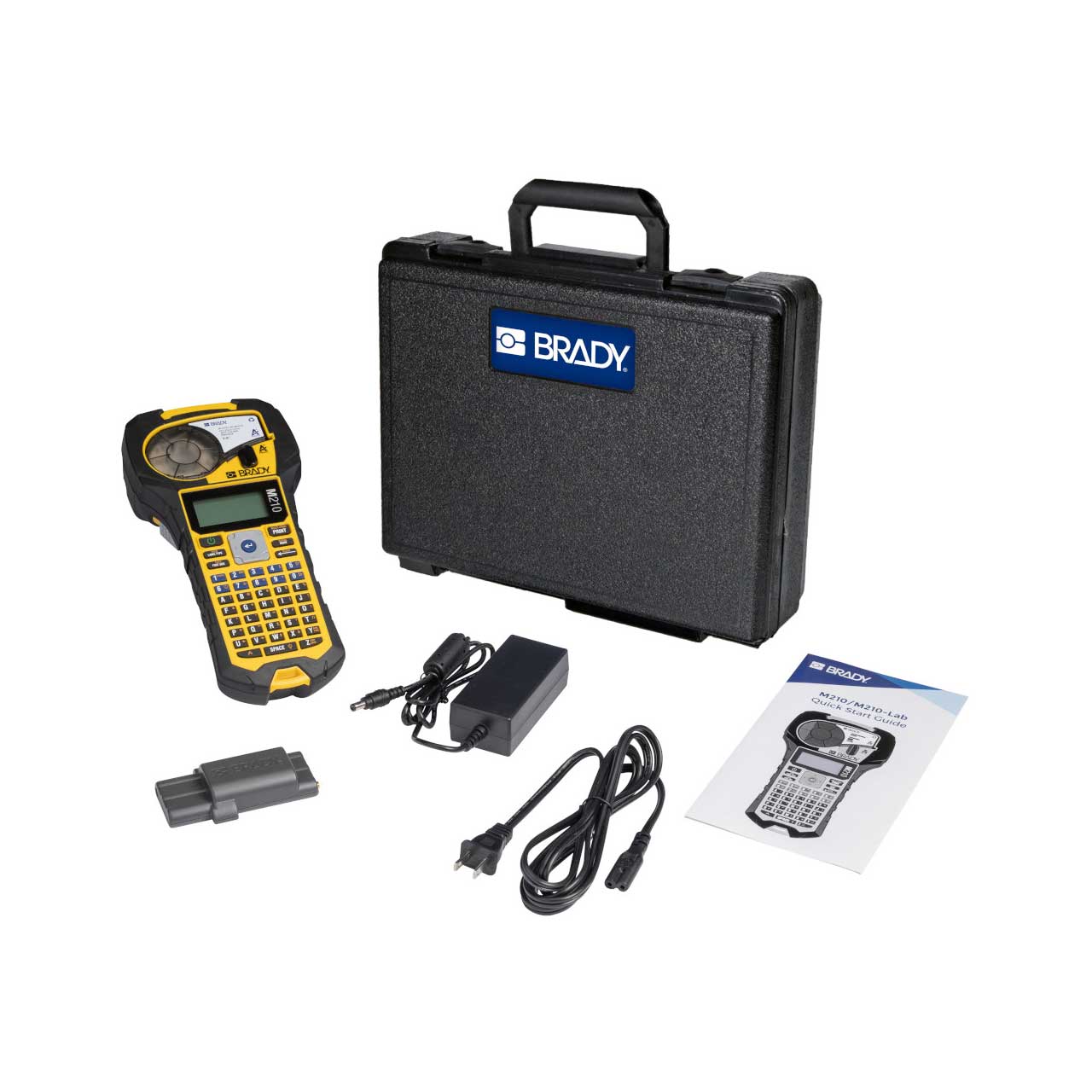 Brady M210-KIT Handheld Label Maker with Accessory Kit