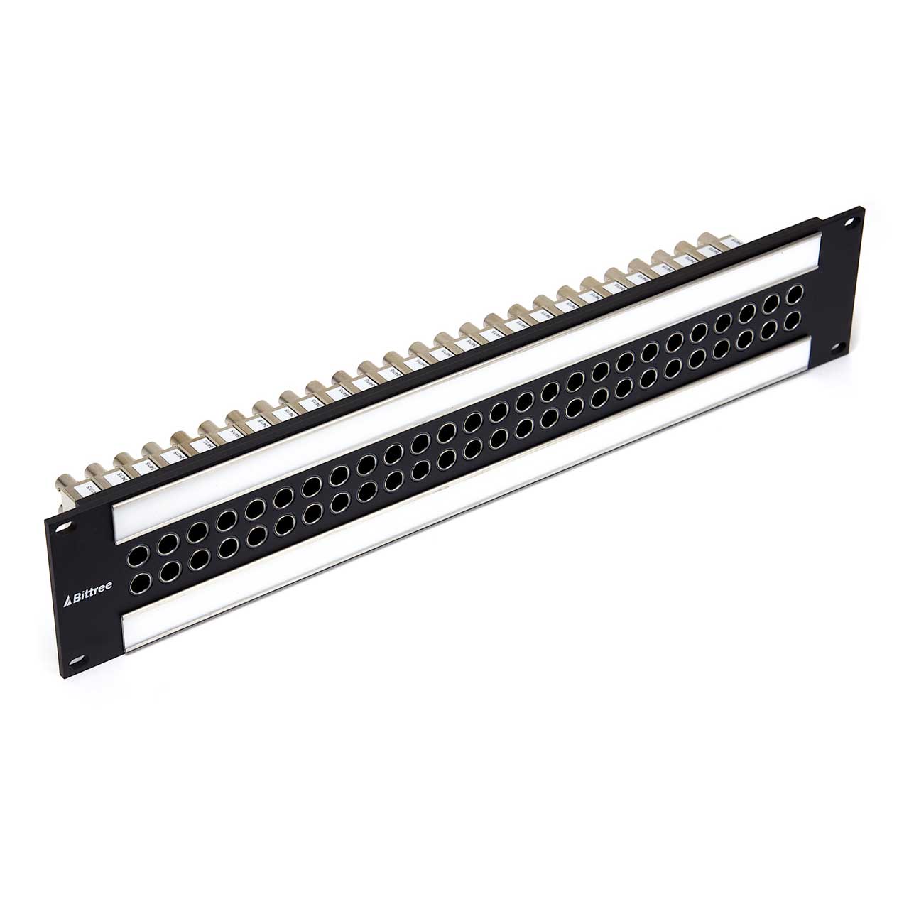 Bittree B52T-1WTHD WECO Low Density Patchbay - 2 Rows 26 Patch Points - 2RU - Non-Normalled - 75ohm Termination - 3G SDI