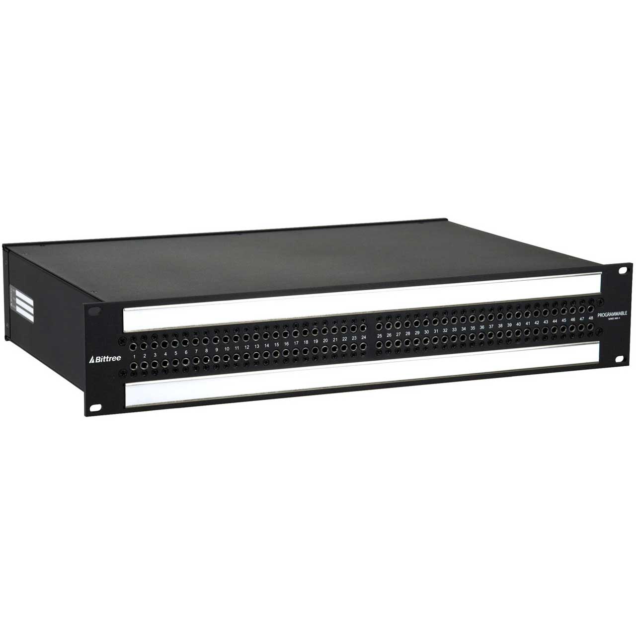 Bittree B96DC-HNAIT/E3 M2OU7B (969A554) 2 Ru Black 2x48 Mono Spaced In A 7-Inch Chassis Bantam Patchbay