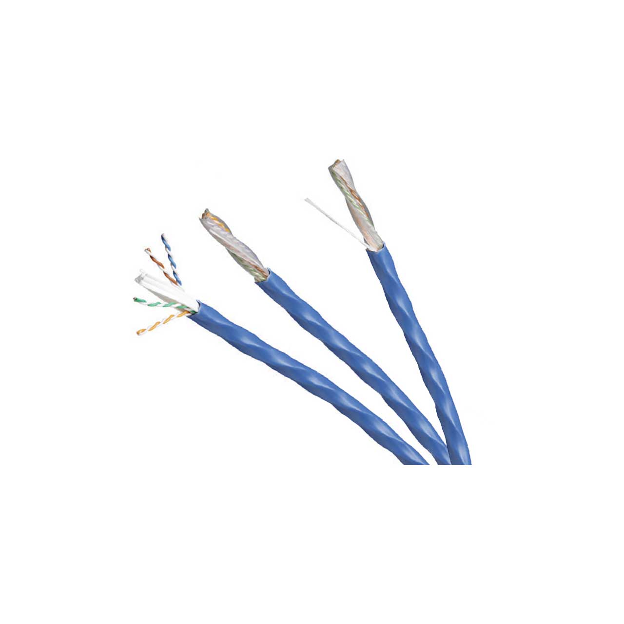 Belden 10GX12 23 AWG 4 Pair Enhanced Category 6A Cable - Blue - 80 Foot Unterminated BL-10GX12-80-BE