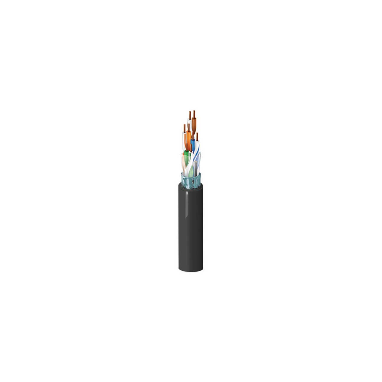 Belden 1533R Paired - Category 5e Unbonded-Pair Cable - Black - 1000 Foot