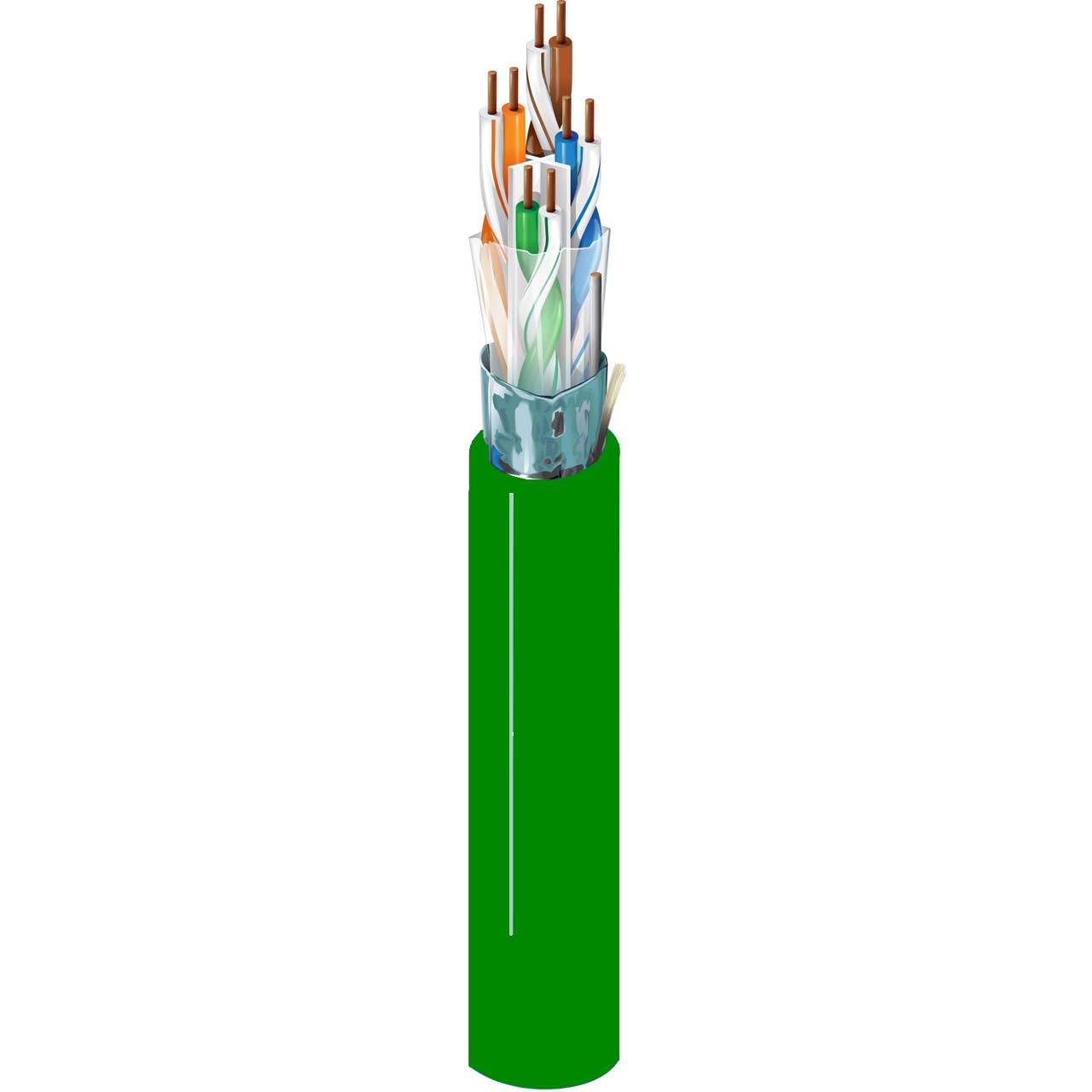 Belden 2412F Riser/CMR CAT6+ Enhanced Premise Horizontal 4-Pr Cable ...