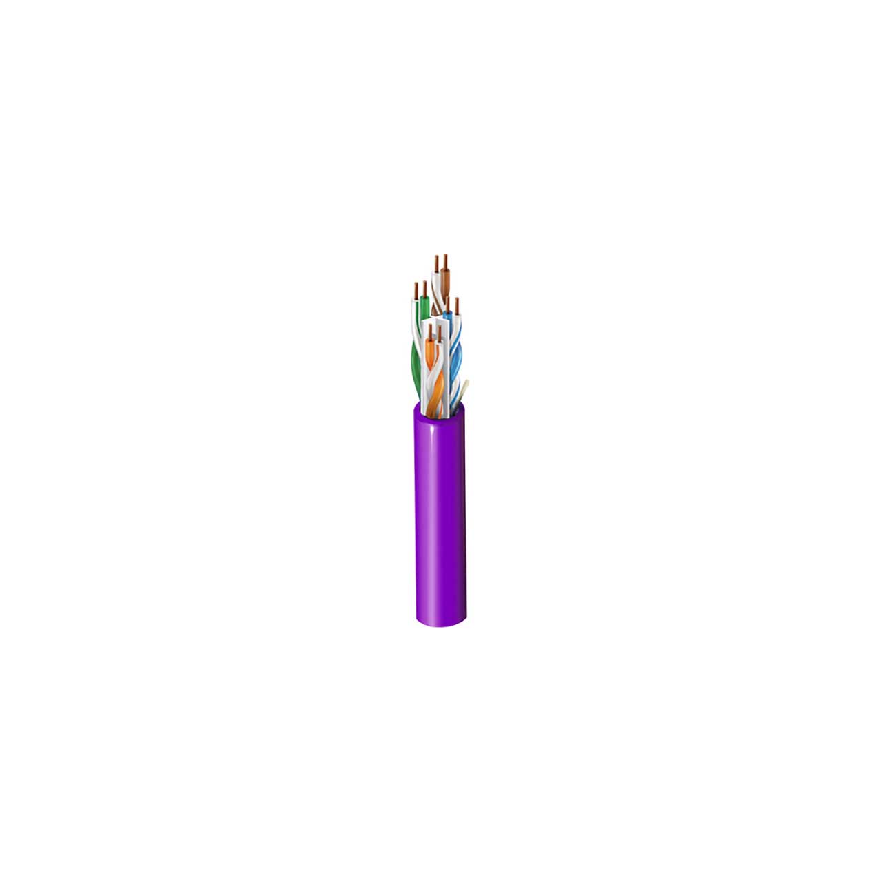 Belden 3612 23AWG Multi-Conductor - Enhanced Category 6 Nonbonded-Pair Unreel Cable - Violet - 1000 Foot  3612 007U1000