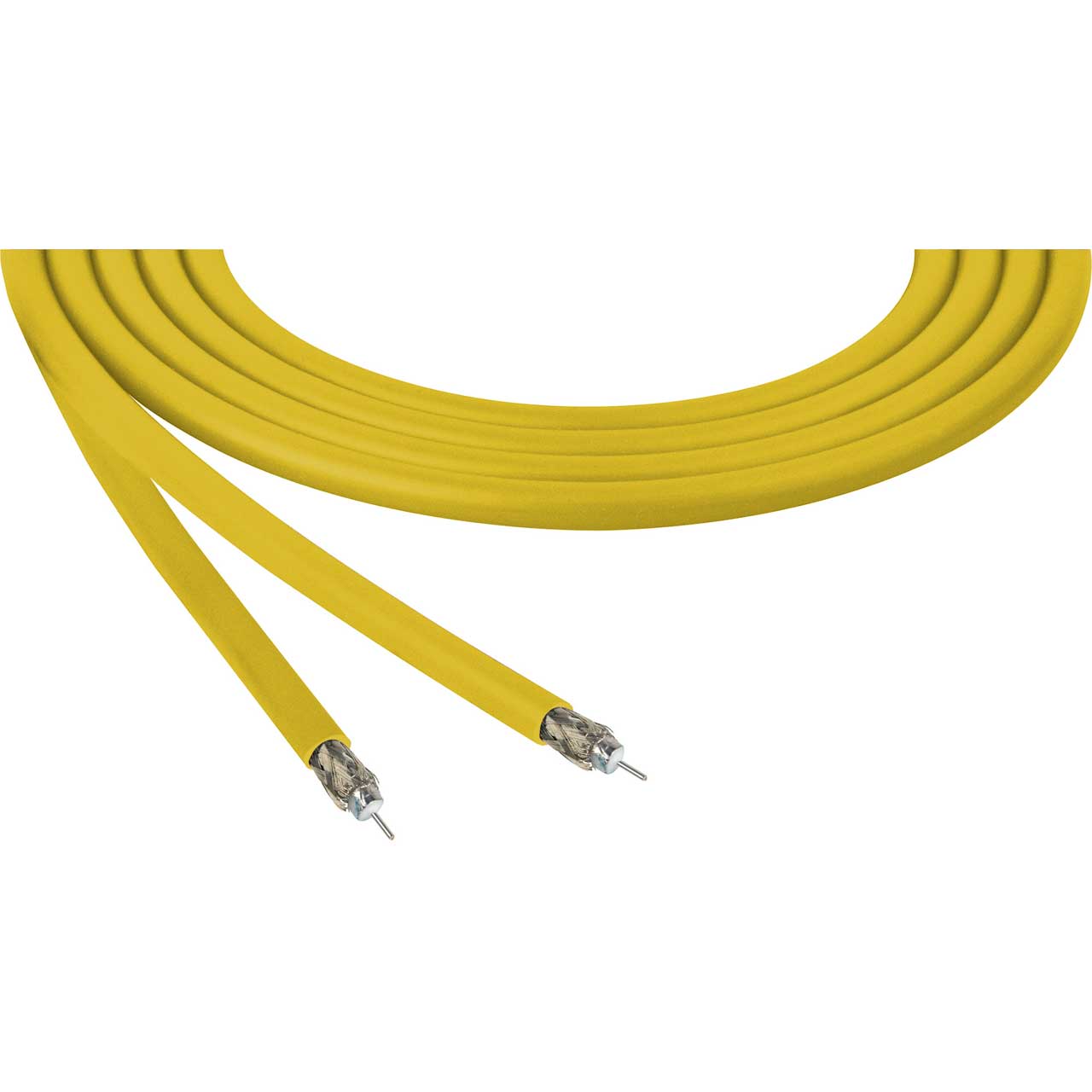 Belden 4694R RG6 12 GHz 4K UHD 75 Ohm 18 AWG Precision Video Cable - Yellow - 1000 Foot  4694R 0041000