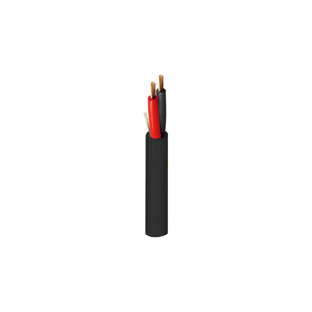 Belden 6200UE Non Paired Plenum Sec/Alarm Cable 1000 Feet - Black  6200UE 010U1000