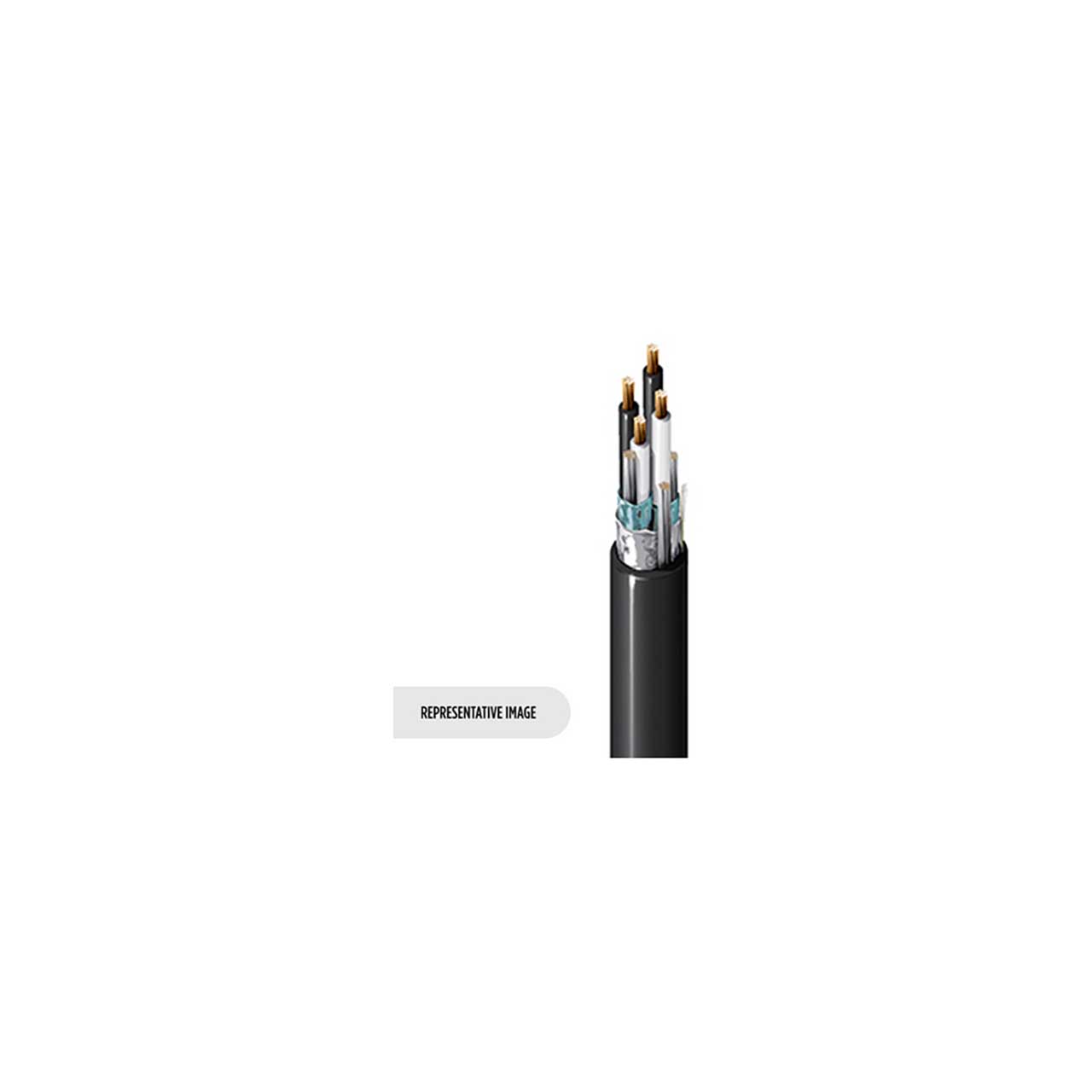 Belden 6541PAU 2 Pair #22 Straight BC - Individually Shielded - PVDF Jacket Plenum - Unreeled - 1000 Foot - Gray  6541PA 008U1000