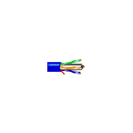 Belden 7851A 23 AWG BondedPair DataTwist 600e Cable - Orange - 1000 Foot Reel-In-A-Box
