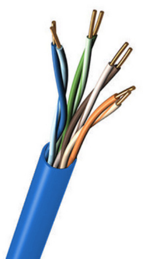 Belden 7923A Paired CAT5e DataTuff Twisted Pair Cable - Blue - Per Foot BL-7923A-BE-FT