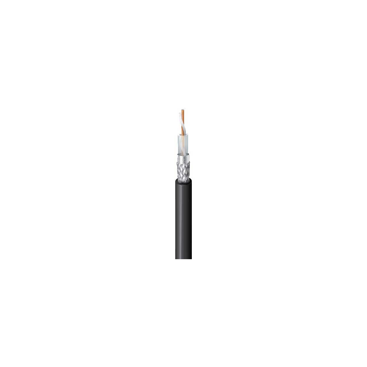 Belden 9913 50 Ohm Low Loss RG-8 Wireless Transmission Coax Cable - Black - 500 Foot BL-9913-500