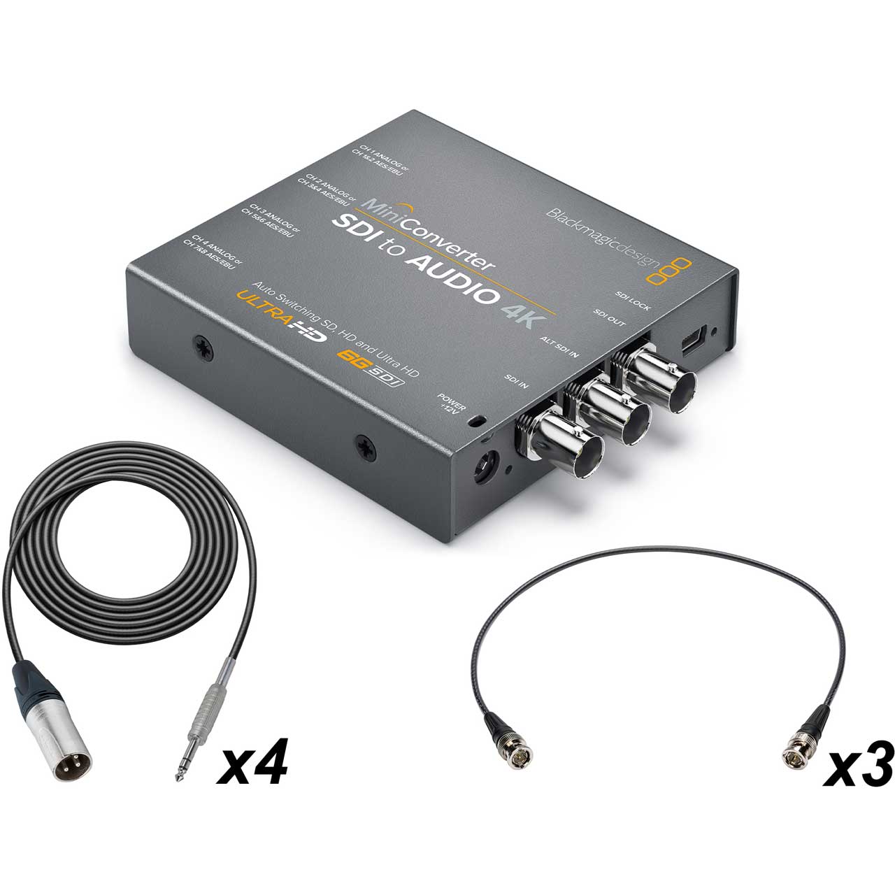 Blackmagic Design SDI to Audio 4K De-embedder Mini Converter