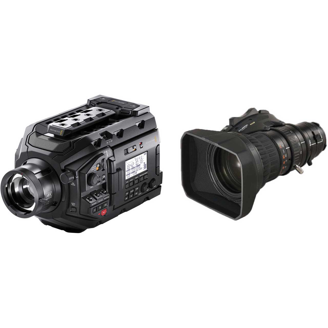 Blackmagic Design Ursa Broadcast Camera Fujinon Xasx8 5berm K3 Eng Ms 01 Semi Servo Rear