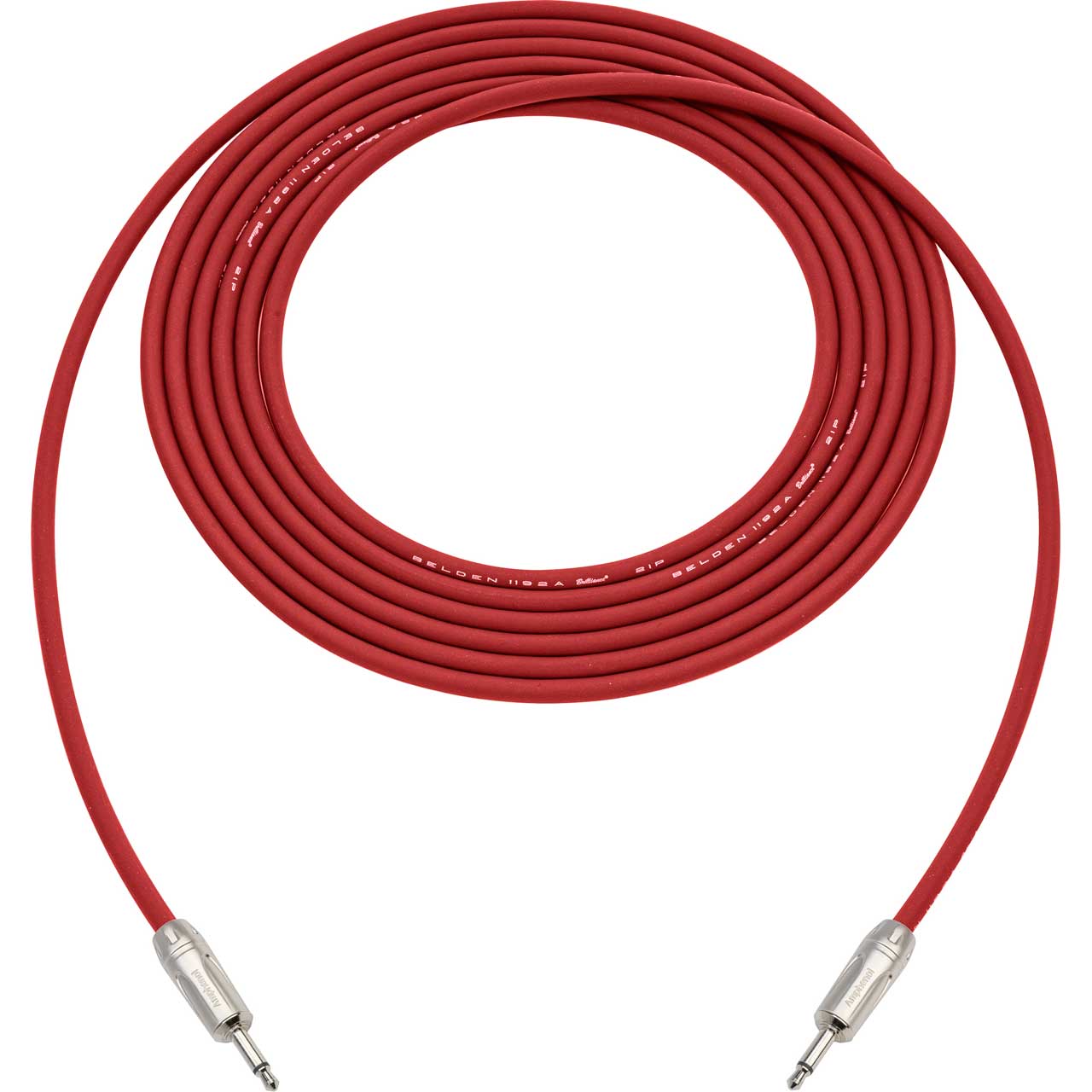 BSC3MMRD Audio Cable Belden Star Quad 3.5mm TS Mono Male to 3